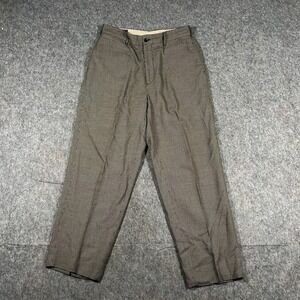 Tommy Hilfiger Men's Dress Pants Size 34 Herringbone Flat Front Work Career